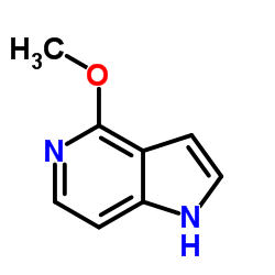 4-甲氧基-1H-吡咯并[3,2-c]吡啶结构式