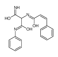 N'-phenyl-2-(3-phenylprop-2-enoylamino)propanediamide结构式