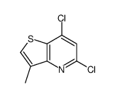 5,7-Dichloro-3-methylthieno[3,2-b]pyridine Structure