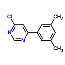 4-Chloro-6-(3,5-dimethylphenyl)pyrimidine结构式
