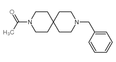 Ethanone, 1-[9-(phenylmethyl)-3,9-diazaspiro[5.5]undec-3-yl] Structure