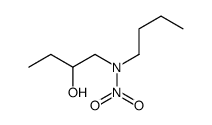 N-butyl-N-(2-hydroxybutyl)nitramide结构式