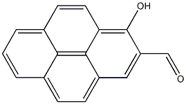 1-hydroxypyrene-2-carbaldehyde结构式