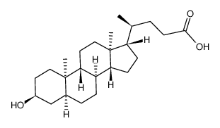 ent-Lithocholic acid结构式
