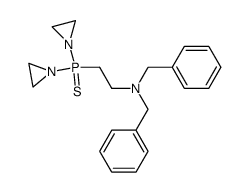 2-Dibenzylamino-aethylthiophosphonsaeure-bis-aethylenimid Structure