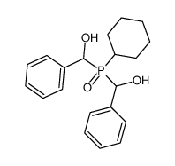 Cyclohexyl-bis-(α-hydroxy-benzyl)-phosphinoxid结构式