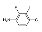 4-chloro-2-fluoro-3-iodoaniline Structure