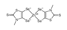 [Zn(N-methyl-1,3-thiazoline-2-thione-4,5-diselenolate)2](2-) Structure
