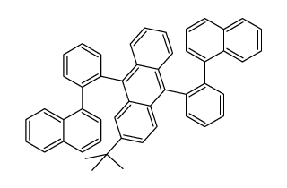 2-tert-butyl-9,10-bis[2-(1-naphthyl)phenyl]anthracene结构式
