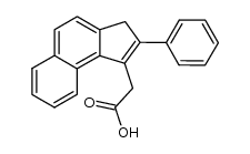 [2-Phenyl-4,5-benzindenyl-(3)]-essigsaeure结构式