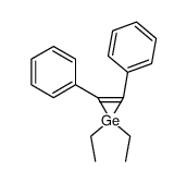 1,1-Diethyl-2,3-diphenyl-1H-germiren结构式