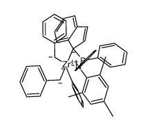 [Zr(benzyl)3(Ph2P(indenyl)N(mesityl))]结构式