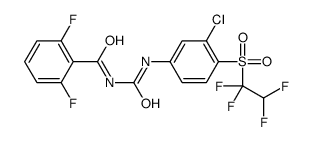 N-[[3-chloro-4-(1,1,2,2-tetrafluoroethylsulfonyl)phenyl]carbamoyl]-2,6-difluorobenzamide结构式