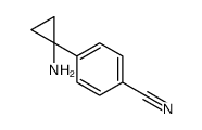 4-(1-氨基环丙基)-苯腈结构式