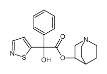 1-azabicyclo[2.2.2]octan-3-yl 2-hydroxy-2-phenyl-2-(1,2-thiazol-5-yl)acetate Structure