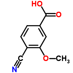 4-Cyano-3-methoxybenzoic acid Structure