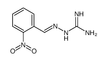 2-[(2-nitrophenyl)methylideneamino]guanidine结构式