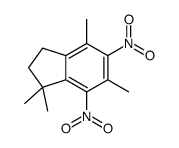 3,3,5,7-tetramethyl-4,6-dinitro-1,2-dihydroindene Structure