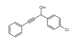 4-chloro-α-(phenylethynyl)-benzenemethanol结构式