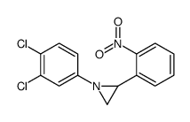 1-(3,4-dichlorophenyl)-2-(2-nitrophenyl)aziridine Structure