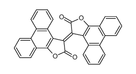 3,3'-bi(2-oxophenanthro(9,10-b)furan-3-ylidene)结构式