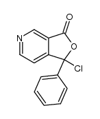 1-chloro-1-phenylfuro[3,4-c]pyridin-3(1H)-one结构式