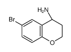 (R)-6-溴苯并二氢吡喃-4-胺结构式