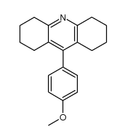 9-(4-methoxyphenyl)-sym-octahydroacridine Structure