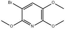 2,5,6-三甲氧基-3-溴吡啶结构式