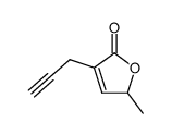 (+/-)-5-methyl-3-prop-2-ynyl-5H-furan-2-one Structure