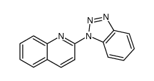 2-(benzotriazol-1-yl)quinoline结构式