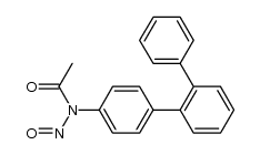 N-Nitroso-4-acetamino-o-terphenyl Structure