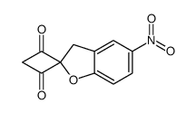1-(2-acetyl-5-nitro-3H-1-benzofuran-2-yl)ethanone结构式