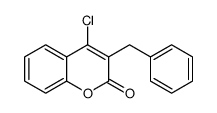 3-benzyl-4-chlorochromen-2-one结构式
