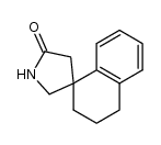 spiro[1,2,3,4-tetrahydronaphthalenyl-1,4'-pyrrolidin]-2'-one Structure