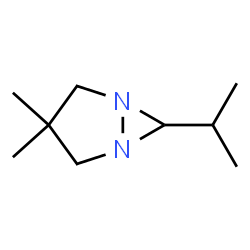 1,5-Diazabicyclo[3.1.0]hexane,3,3-dimethyl-6-(1-methylethyl)- structure