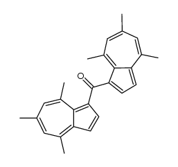 bis(4,6,8-trimethyl-1-azulenyl) ketone结构式