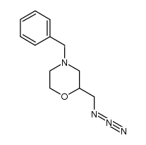 2-(azidomethyl)-4-benzylmorpholine结构式