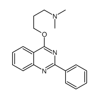 N,N-dimethyl-3-(2-phenylquinazolin-4-yl)oxypropan-1-amine Structure