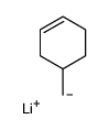 lithium,4-methanidylcyclohexene Structure