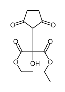 diethyl 2-(2,5-dioxocyclopentyl)-2-hydroxypropanedioate Structure