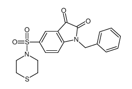 1-Benzyl-5-thiomorpholinosulfonyl Isatin picture