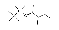 tert-butyl(((2S,3S)-4-iodo-3-methylbutan-2-yl)oxy)dimethylsilane结构式