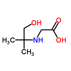 N-(2-Hydroxy-1,1-dimethylethyl)glycine结构式