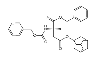 Z-Asp-(O-1-Ada)-OBzl Structure