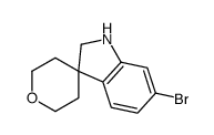 6-BROMO-2',3',5',6'-TETRAHYDROSPIRO[INDOLINE-3,4'-PYRAN] structure