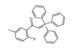 1-(2-fluoro-5-methylphenyl)-2-(triphenylphosphoranylidene)ethanone Structure
