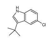 3-tert-Butyl-5-chloroindole结构式