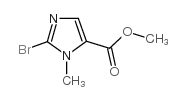 2-溴-3-甲基-3H-咪唑-4-羧酸甲酯结构式