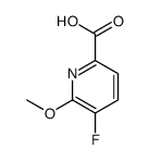 5-Fluoro-6-methoxypicolinic acid Structure